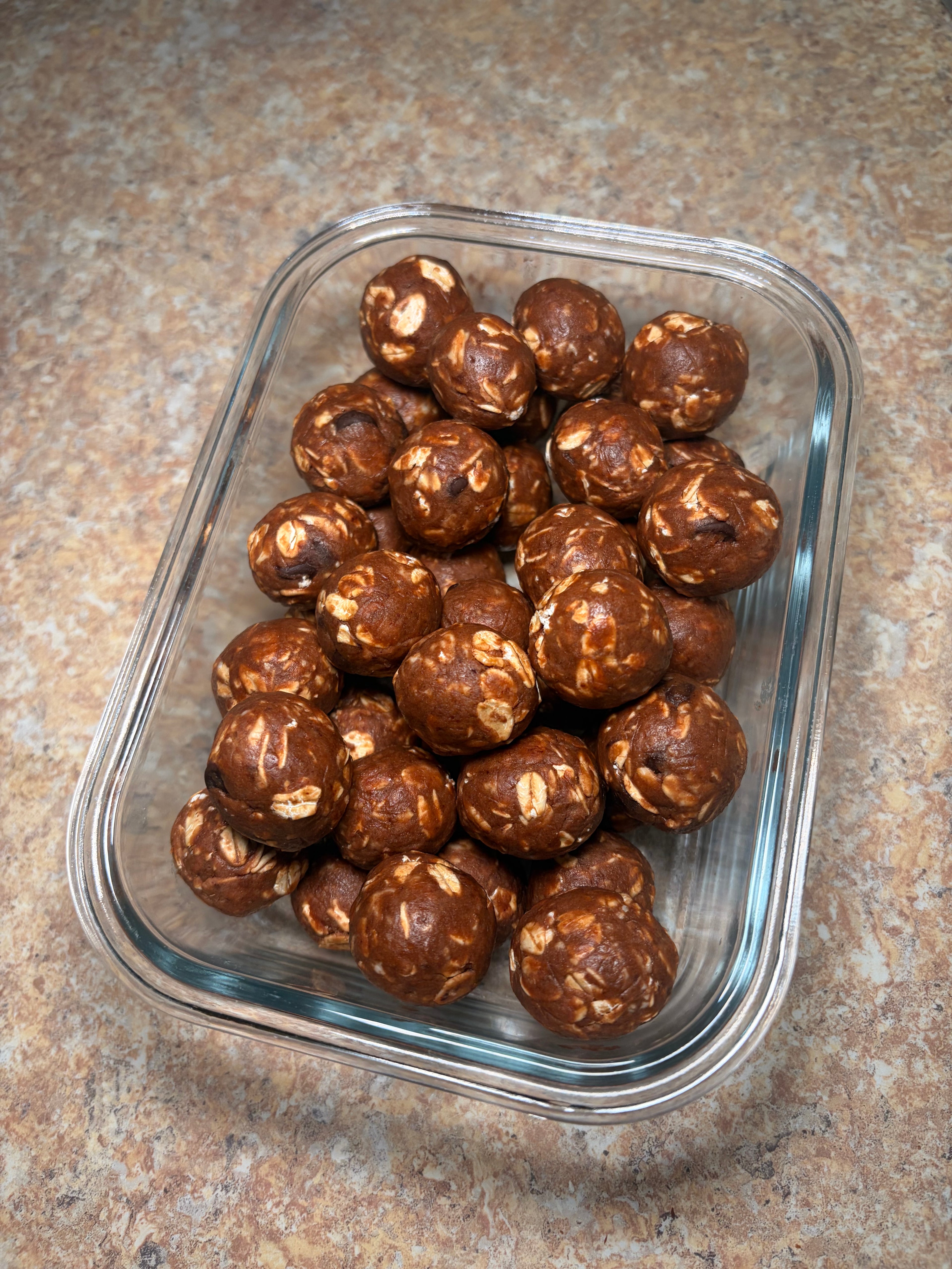Dark Chocolate Peanut Butter Protein Ball Mix | No Bake, High Protein, Low Sugar