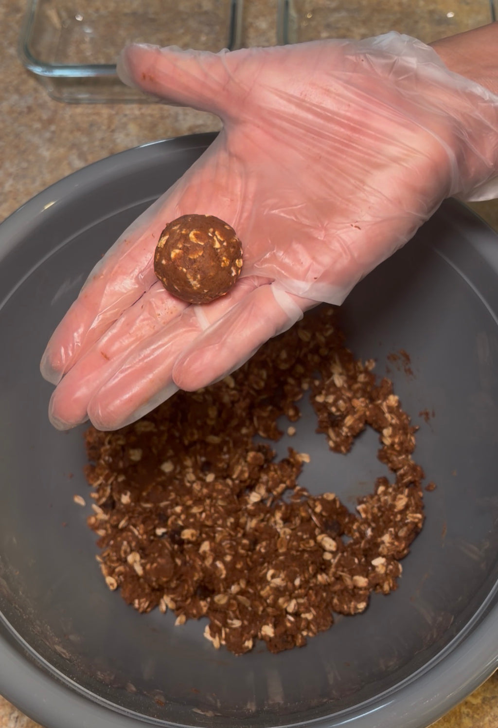 Dark Chocolate Peanut Butter Protein Ball Mix | No Bake, High Protein, Low Sugar
