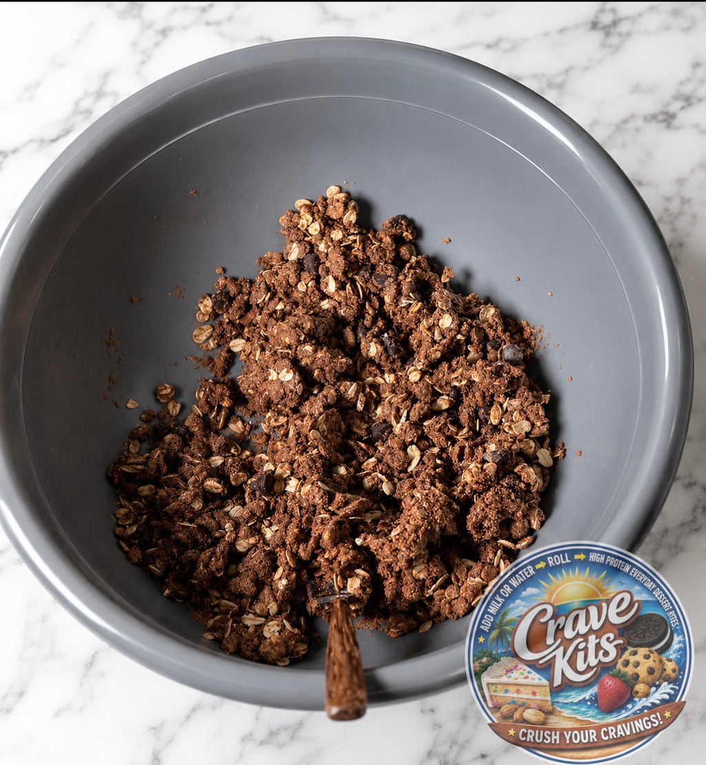 Dark Chocolate Peanut Butter Protein Ball Mix | No Bake 10.5oz